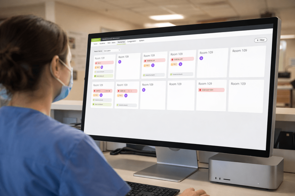 Full ward overview via the Nurse Hub