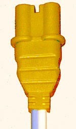 F7967PW — Par de pads multifunción radiopacas para pediátrico con cable desmontable (lead-out), para dispositivos Schiller